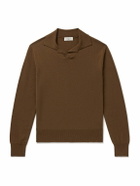 PIACENZA 1733 - Slim-Fit Cashmere Polo Shirt - Brown