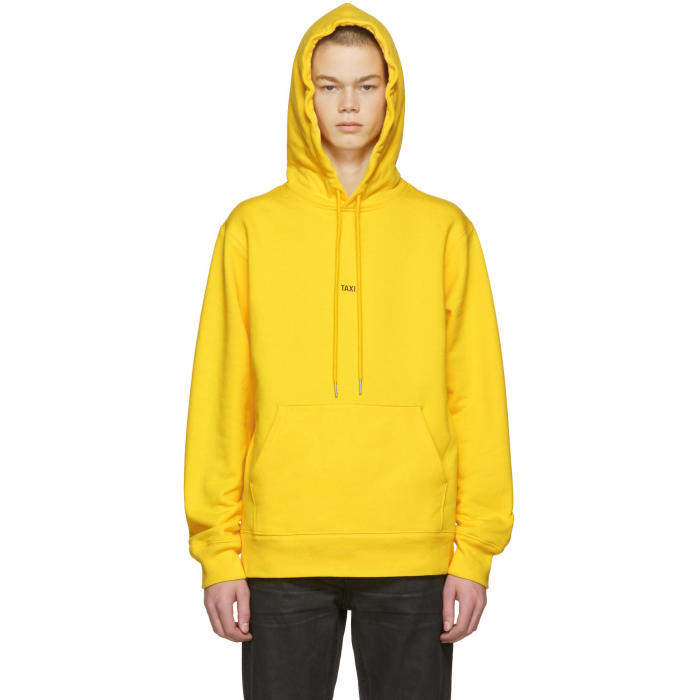 Helmut lang yellow hoodie new arrivals