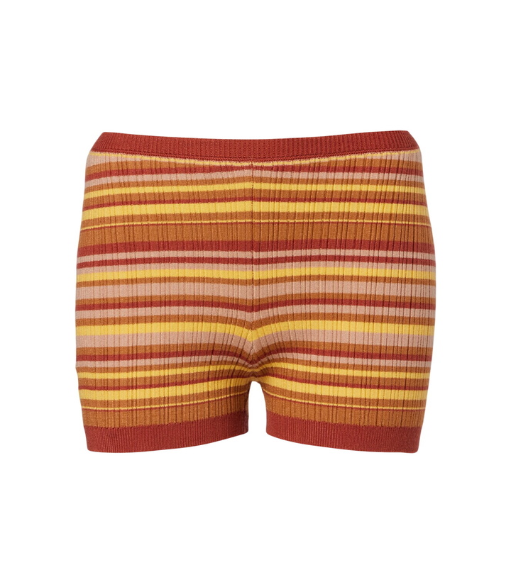 Photo: Bananhot Jack ribbed-knit striped shorts