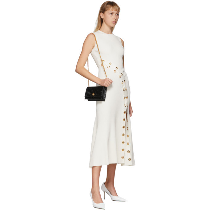 knee length dresses for ladies Vintage 2010 Alexander McQueen Lifetime Insect Tattoo Embroidered Net-Lace  Yellow Mini Dress main image 1