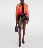 Courrèges Ombré cotton-blend jacket