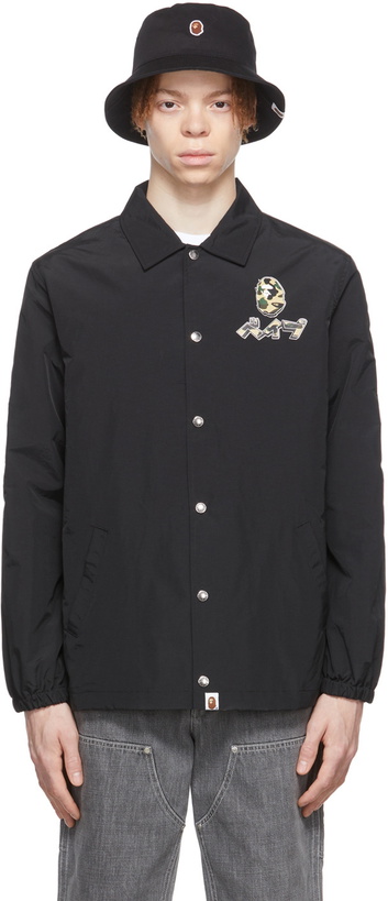 Photo: BAPE Black Harajuku Coach Jacket