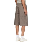 Rick Owens Gray Tower Work Shorts