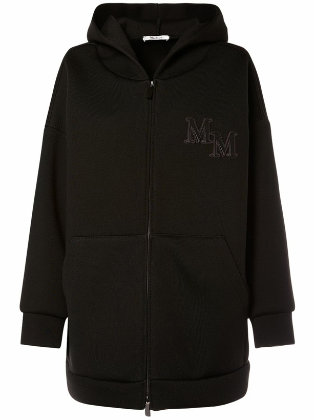 Photo: MAX MARA - Obbia Wool Oversize Hooded Sweatshirt