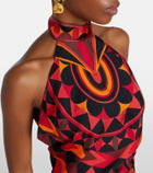 Pucci Manuba silk twill top