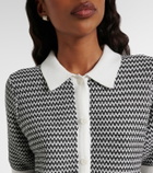 Varley Gaelle chevron cotton cardigan