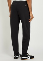 Emporio Armani Tapered-leg Jersey Sweatpants Black