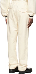 Xander Zhou Off-White Cotton Lounge Pants