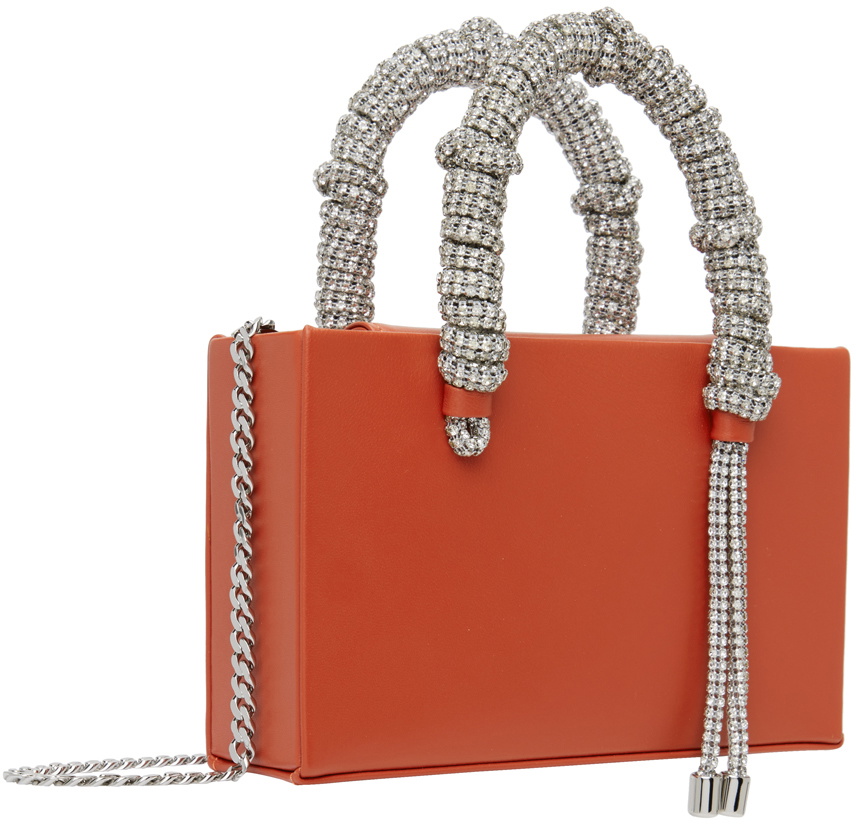 KARA Red Midi Phone Cord Bag
