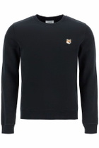 MAISON KITSUNE fox head regular fit sweatshirt Black
