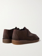 CLARKS ORIGINALS - Desert Trek Suede Desert Boots - Brown - UK 6