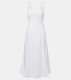 Heidi Klein Pampelonne fringed linen midi dress