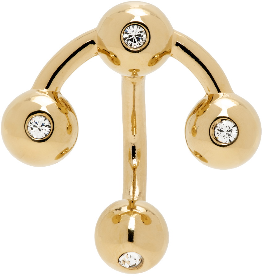 Lorette Colé Duprat Gold Quadri XS Single Earring
