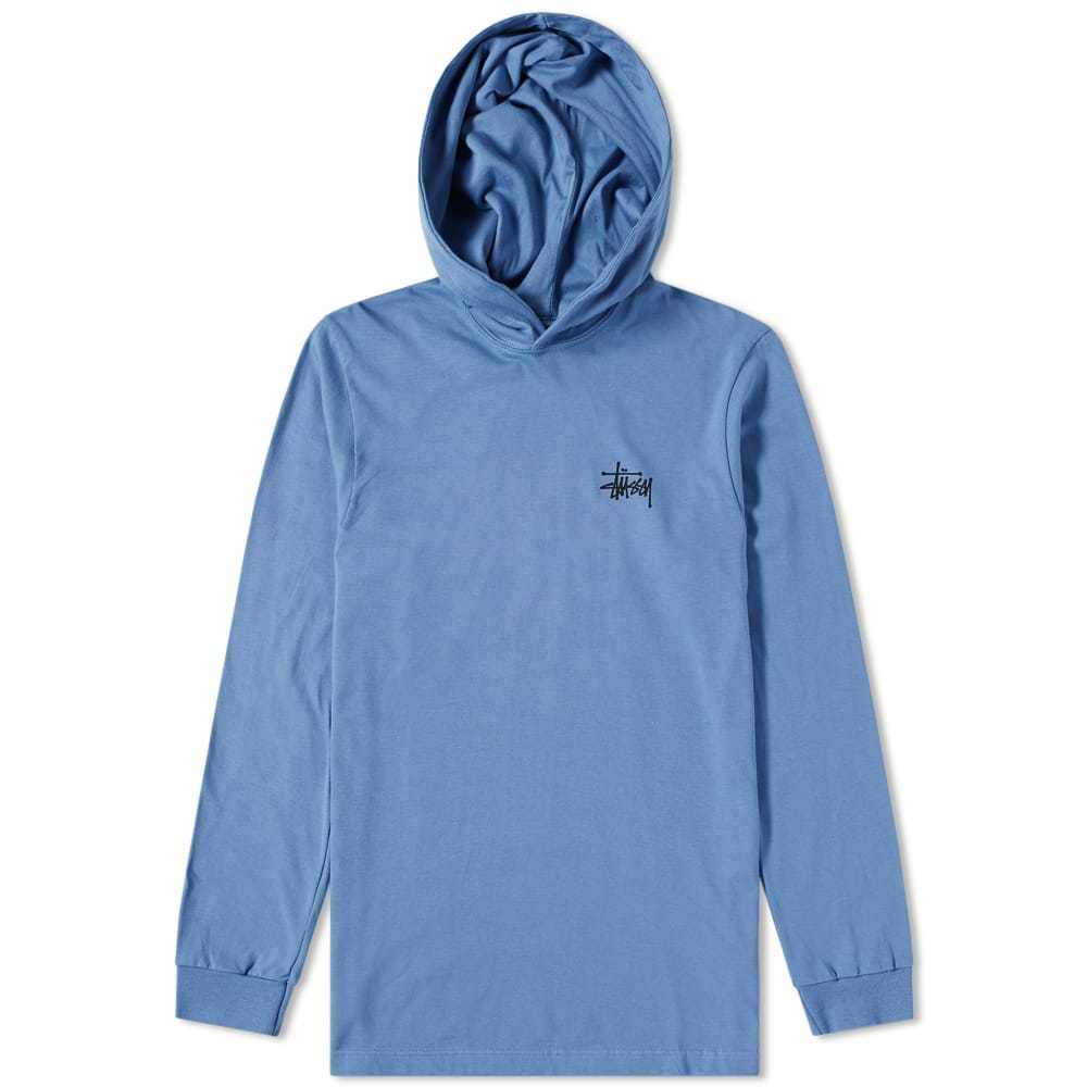 Stussy light blue discount hoodie