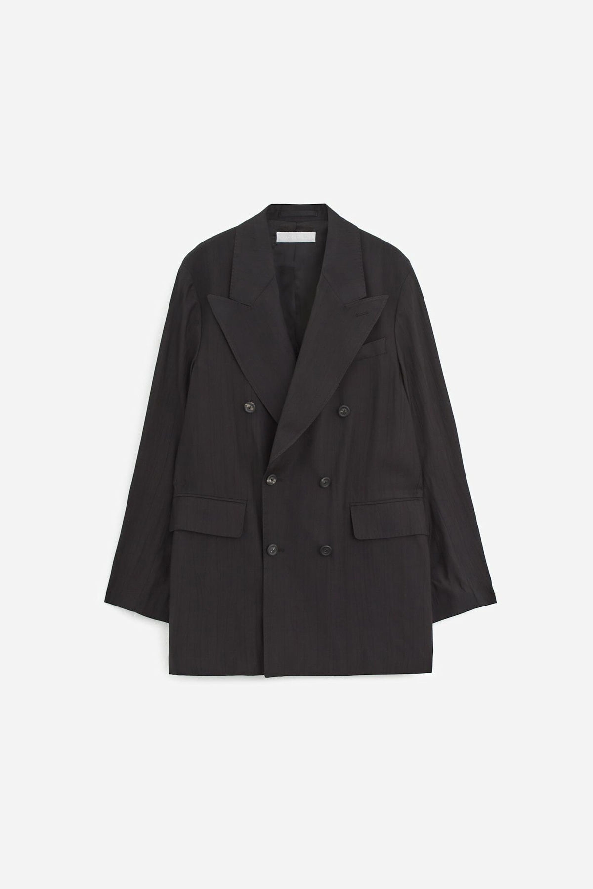 ジャケット・アウター OUR LEGACY SHARP DB BLAZER Black 48 Our Legacy - Sharp DB Blazer Black Experienced Viscose