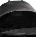 Versace - Logo-Embellished Full-Grain Leather Backpack - Black