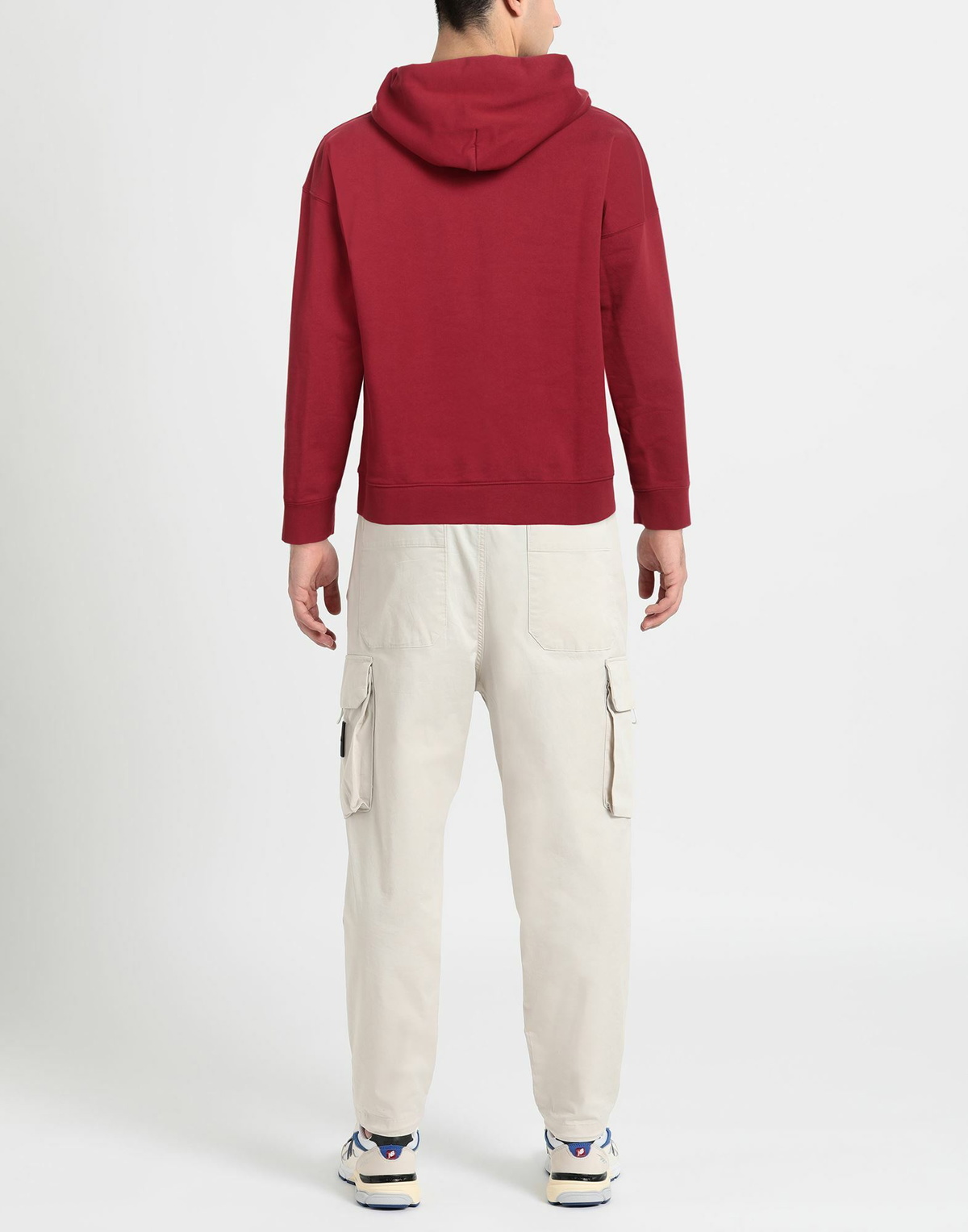 Sandro Mens Sweatshirt Burgundy