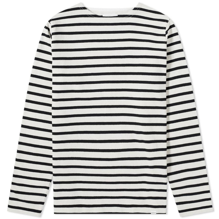 Photo: Norse Projects Long Sleeve Godtfred Classic Compact Tee Ecru
