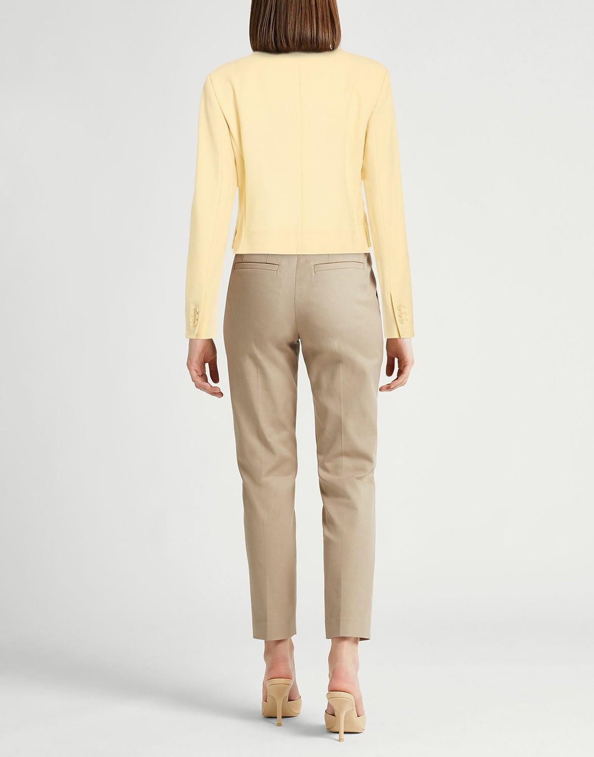 Jucca Womens Blazer Pastel in Yellow