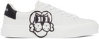 Givenchy White Chito Edition Dog Print City Sport Sneakers