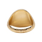 A.P.C. Gold Rayure Ring