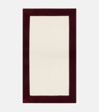 Once Milano Velvet-trimmed linen tablecloth