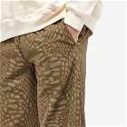 Magic Castles Men's Animal Print Slack Trouser in Taupe Warp Dot