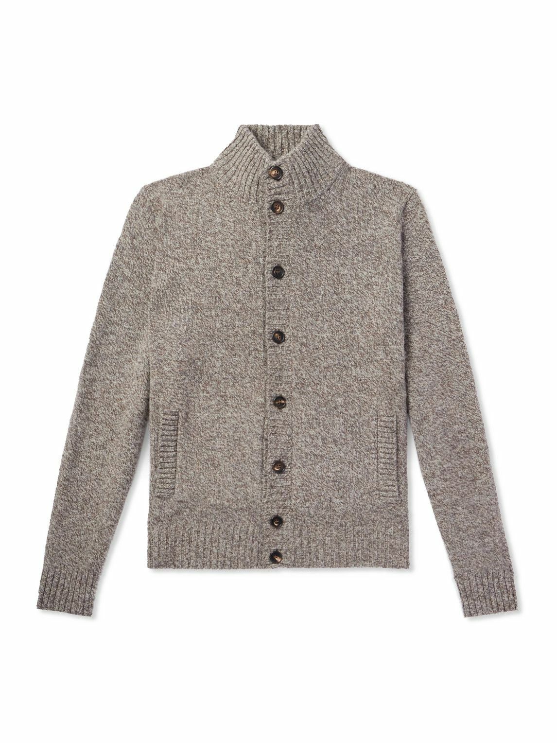 Incotex - Zanone Wool Cardigan - Gray