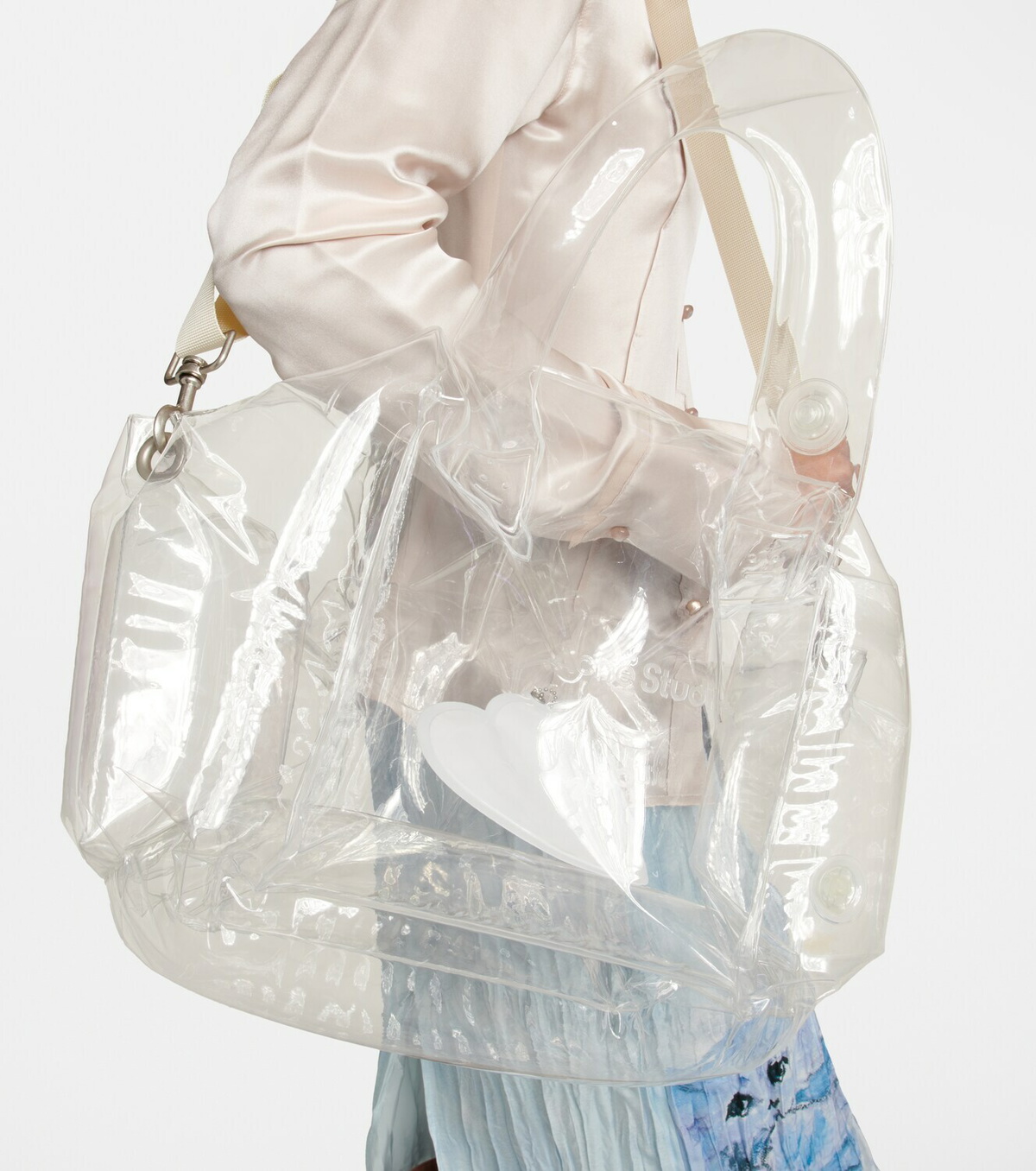 Acne Studios - Medium translucent tote bag