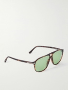 TOM FORD - Aviator-Style Tortoiseshell Acetate Sunglasses