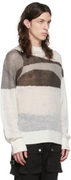 C2H4 Beige Acrylic Sweater