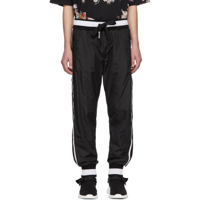 Photo: Dolce and Gabbana Black Jogging Lounge Pants