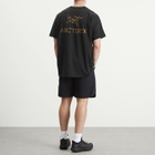 Arc'teryx Men's Kragg SL Cotton Bird Word T-Shirt in 24K Black