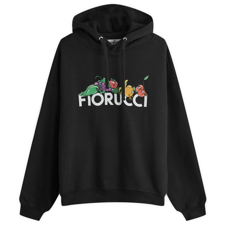 Photo: Fiorucci Women's Fruit Print Hoodie in Black