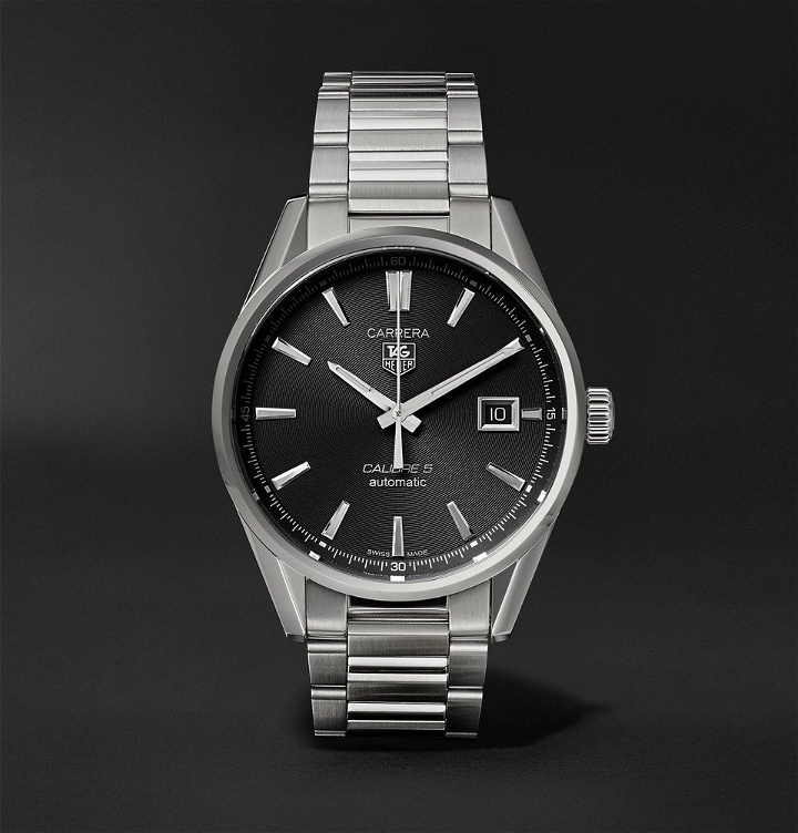 Photo: TAG Heuer - Carrera Automatic 39mm Steel Watch - Black