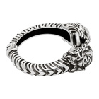 Gucci Silver Garden Tiger Bracelet