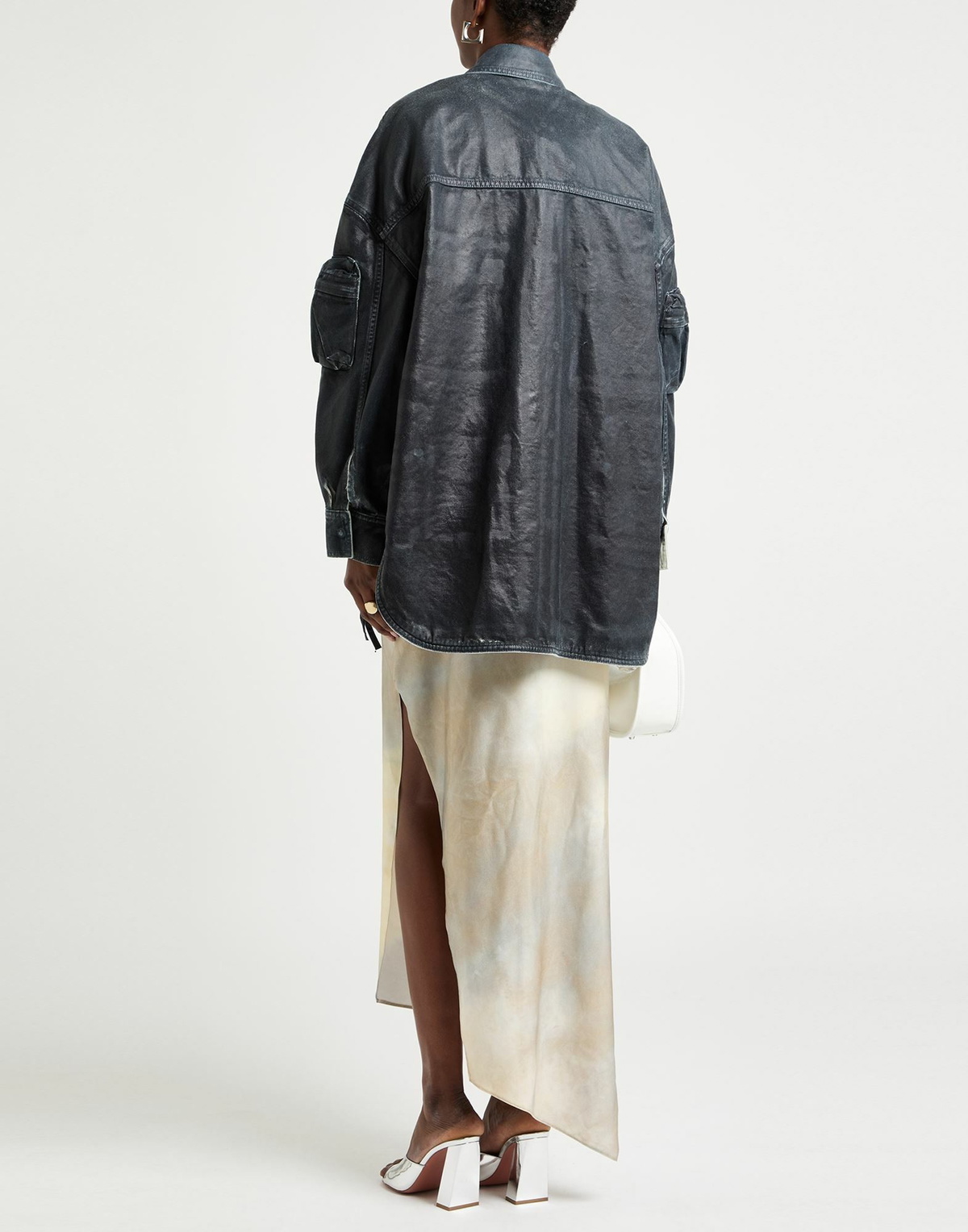 The Attico Womens Jacket in Midnight blue