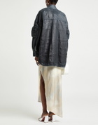 The Attico Womens Jacket in Midnight blue