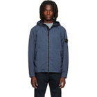 Stone Island Blue 4100001 Crinkle Reps NY Jacket
