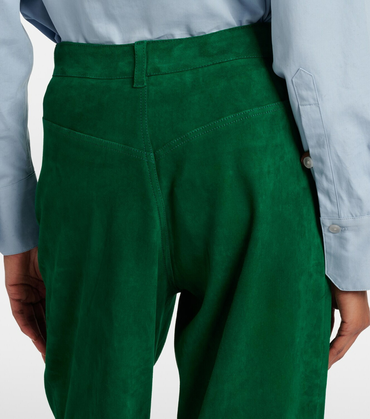 Stouls Mytheo suede wide-leg pants