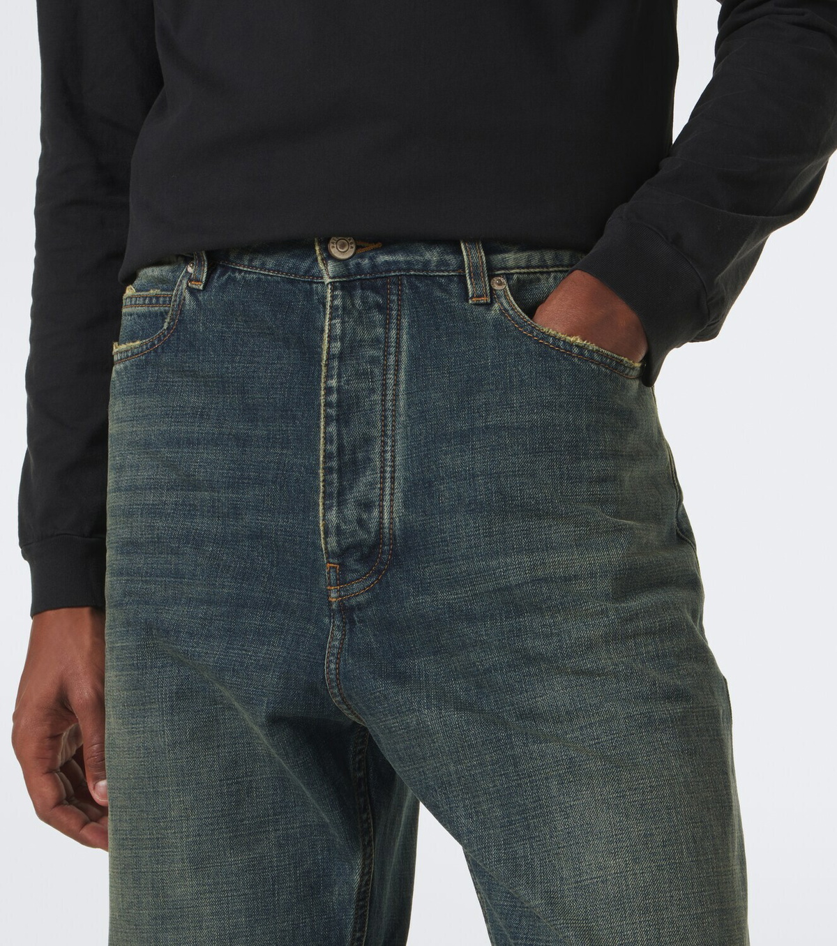 Balenciaga Faded wide-leg jeans