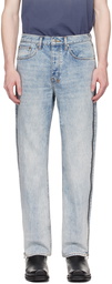 Ksubi Blue Anti K Zipped Jeans