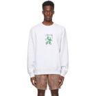 Stussy Grey Embroidered Regal Sweatshirt