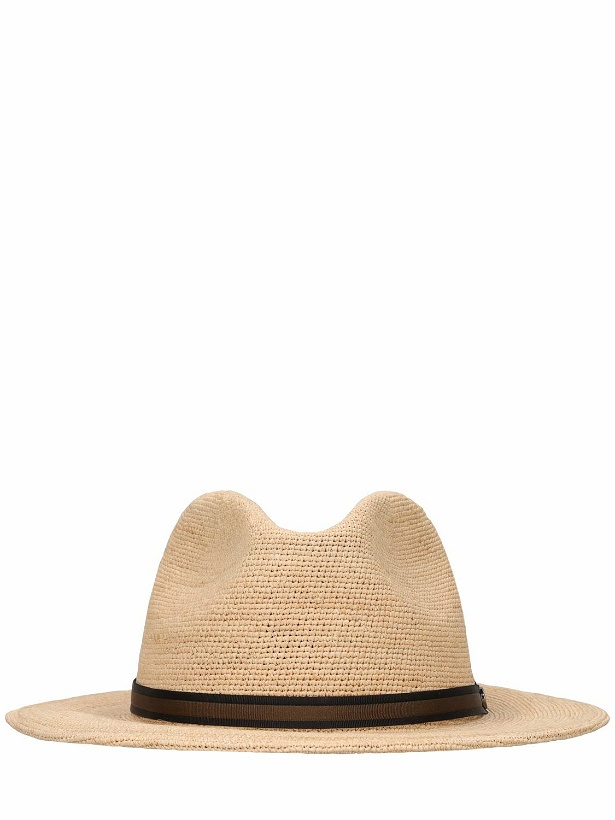 Photo: BORSALINO - Argentina 6cm Brim Straw Panama Hat