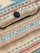 Faherty - Doug Good Feather Canyon Brushed Organic Cotton-Jacquard Overshirt - Neutrals