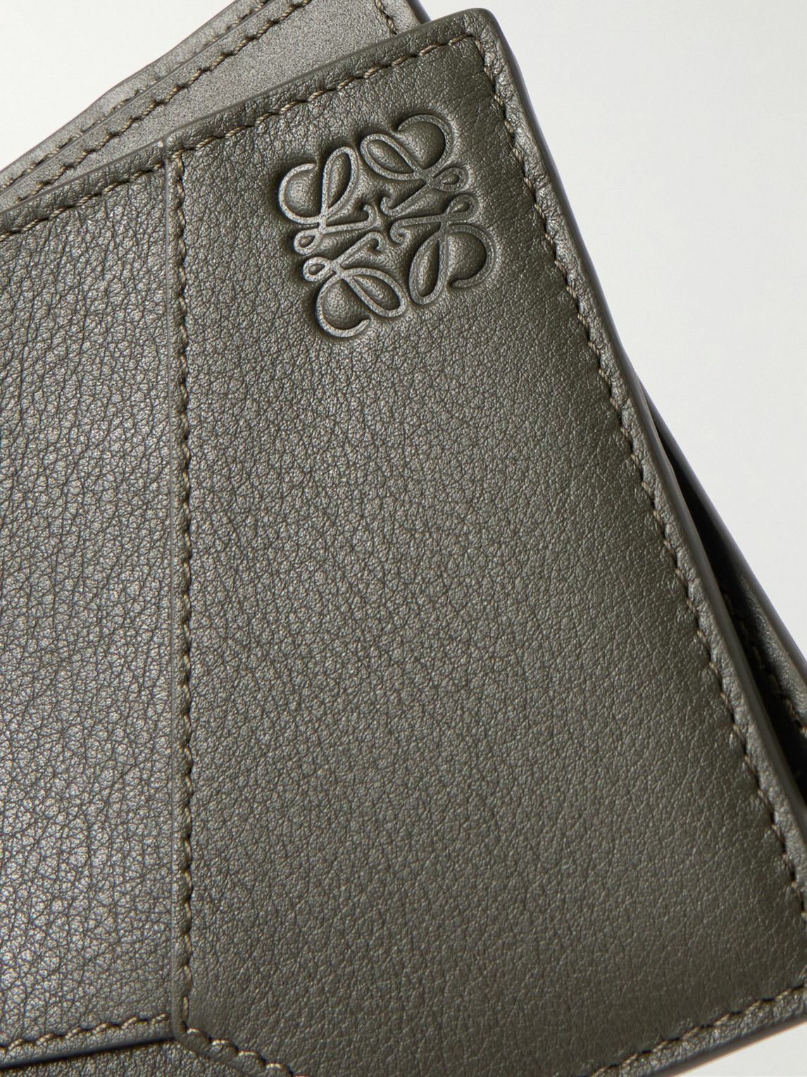 LOEWE - Puzzle Logo-Embossed Leather Billfold Wallet