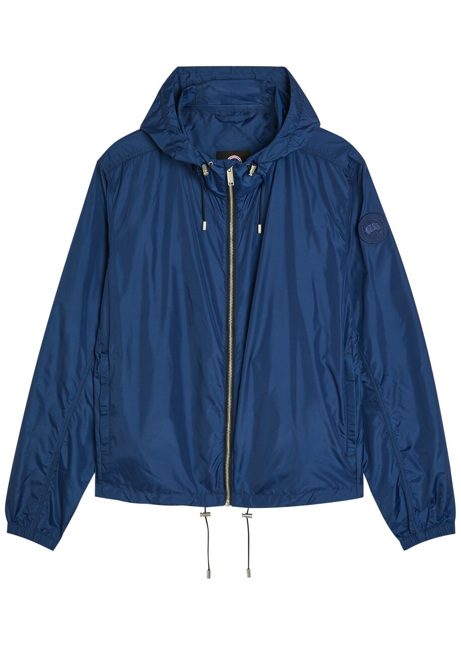 Canada Goose Drift Hooded Logo-appliquéd Shell Jacket Navy