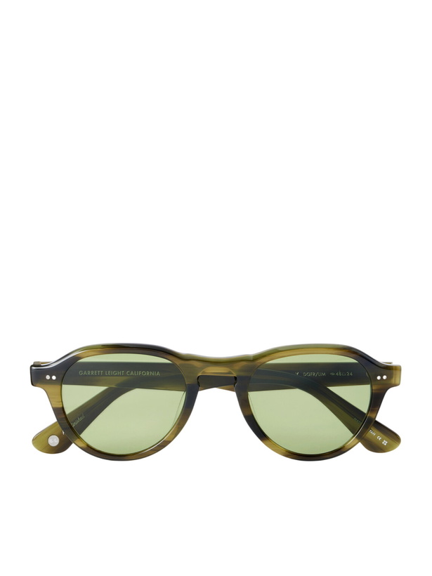 Photo: Garrett Leight California Optical - McNally Oval-Frame Acetate Sunglasses