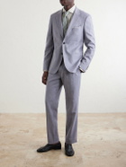 Mr P. - Wool, Silk and Linen-Blend Suit Jacket - Purple