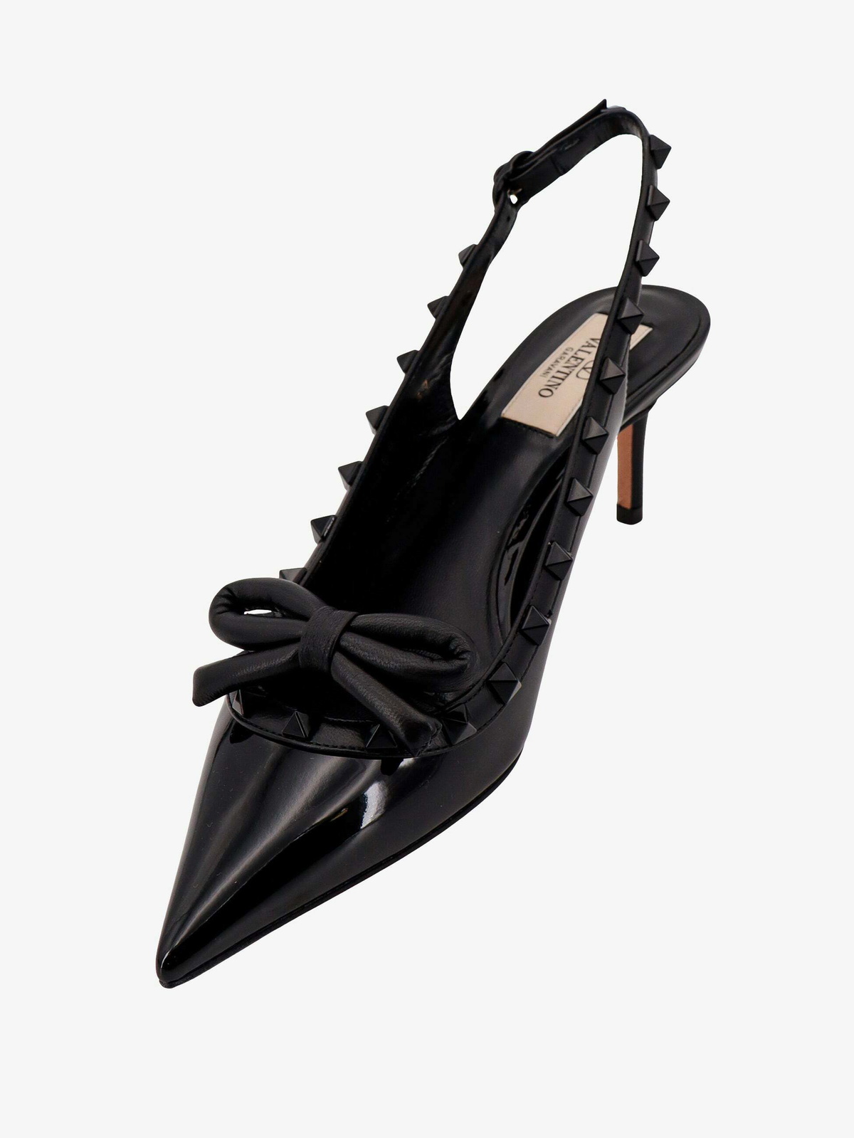 Valentino Garavani Rockstud Bow Black Womens Valentino Garavani